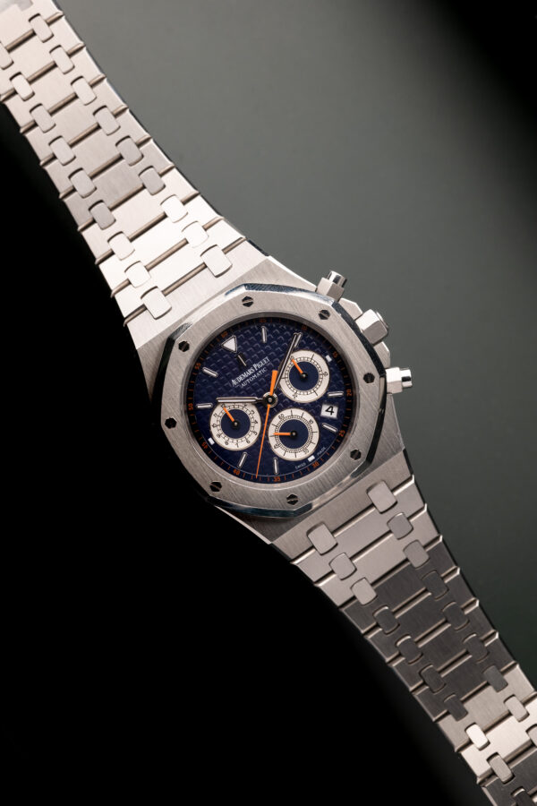 Audemars Piguet 26300ST Blue "Kasparov" Chronograph Royal Oak - Full Set