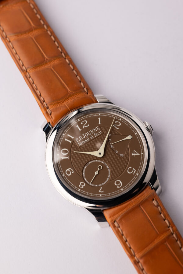 2023 F.P Journe Chronometre Souverain Havana 40 Platinum W/Card