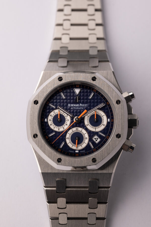 Audemars Piguet 26300ST Blue "Kasparov" Chronograph Royal Oak - Full Set